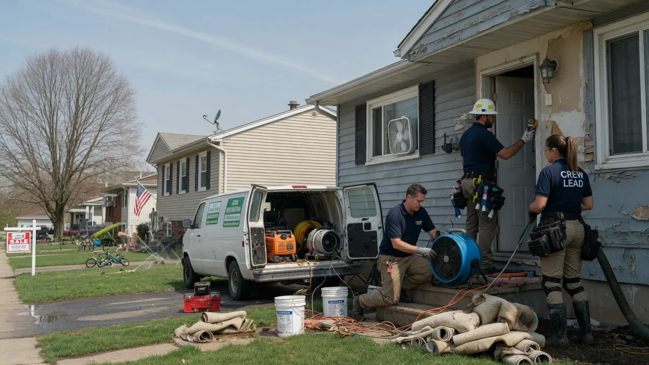 Flood Cleanup in Sycamore, IL near me